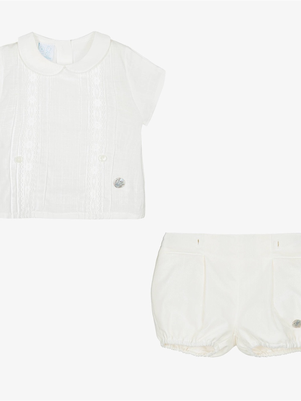Classic White Baby Two-Piece Set